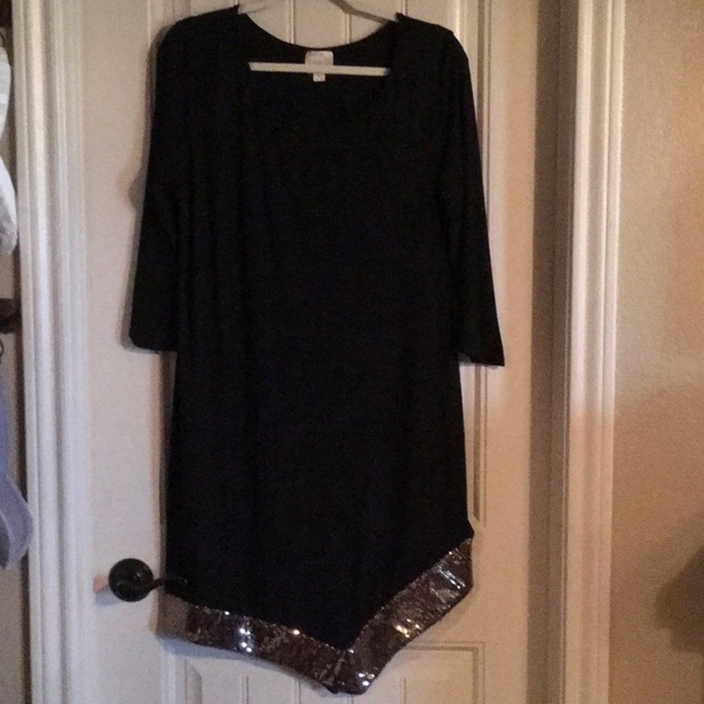 Cute Sequin Bottom Dress